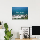Les actes ne mot inspirant proverbe poster (Bureau à domicile)