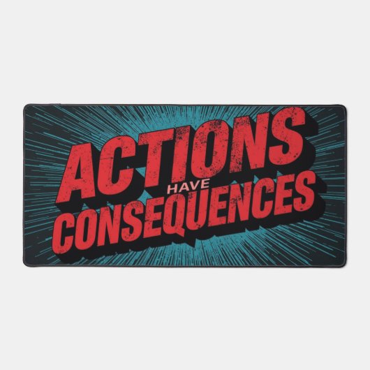 Les actions ont des conséquences (Recto)