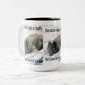 Les actions parlent fort la tasse de Tervuren (Devant gauche)