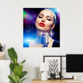 Les affiches de musique chaude de Smokin (Bureau à domicile)