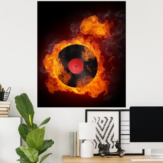 Les affiches de musique chaude de Smokin (Bureau à domicile)