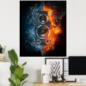 Les affiches de musique chaude de Smokin (Bureau à domicile)