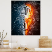 Les affiches de musique chaude de Smokin (Cuisine)