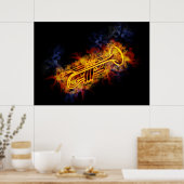 Les affiches de musique chaude de Smokin (Cuisine)