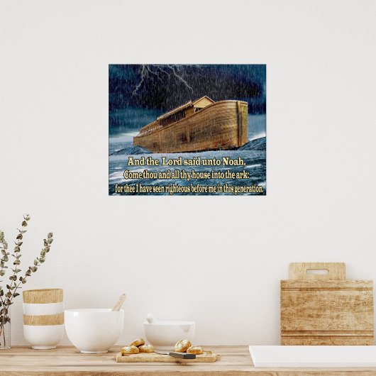 Les affiches de Noah sur les écritures chrétiennes (Cuisine)
