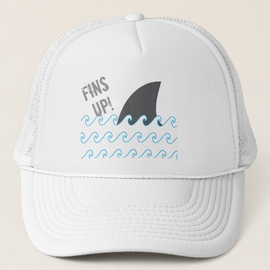 Les ailerons de requin ondule le casquette drôle (Devant)