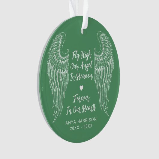 Les ailes commémoratives de Keepsaké volent haut N (devant)