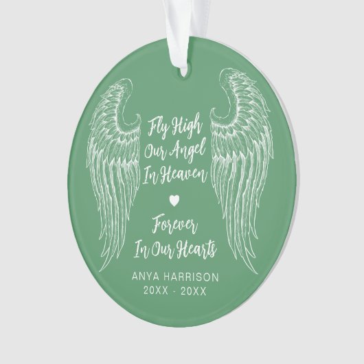 Les ailes commémoratives de Keepsaké volent haut N (devant)