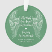 Les ailes commémoratives de Keepsaké volent haut N (devant)