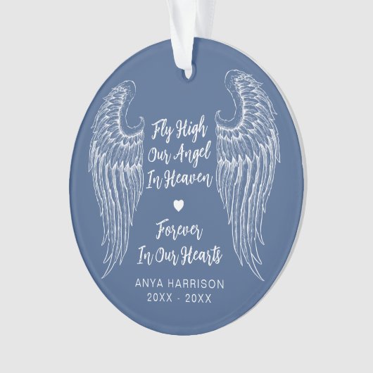 Les ailes commémoratives de Keepsaké volent haut N (devant)