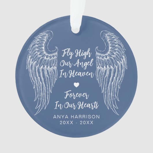 Les ailes commémoratives de Keepsaké volent haut N (devant)