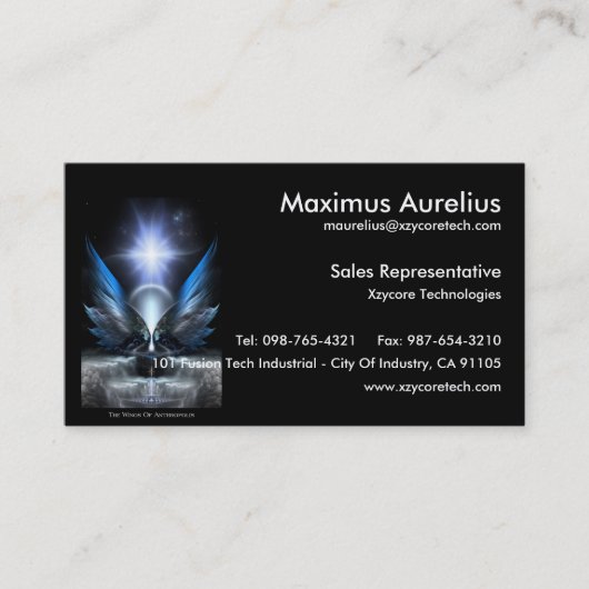 Les Ailes D'Anthropolis Carte de visite (Devant)