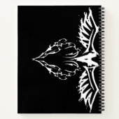 Les ailes de l'amour carnet noir (Dos)