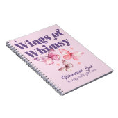 Les ailes du Carnet Spiral Whimsy (Côté Droit)