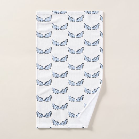 Les ailes du petit ange mignon (Serviette à main)