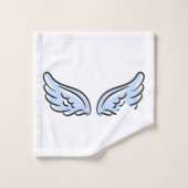 Les ailes du petit ange mignon (Gant de toilette)