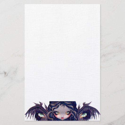 "Les ailes papeterie ont yeux" (Devant)