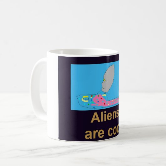 Les Aliens sont Cool Mug (Devant gauche)