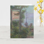 LES ALLIGATORS FASSENT ATTENTION ! Carte de voeux (Fleur jaune)