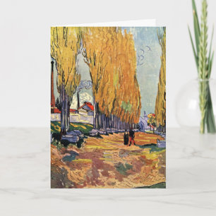Les Alyscamps (Begraafplaats) door Vincent van Gog Kaart