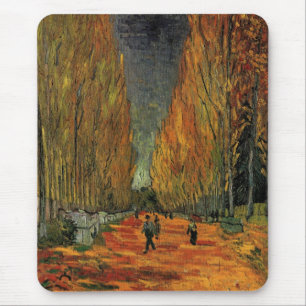 Les Alyscamps (Begraafplaats) door Vincent van Gog Muismat