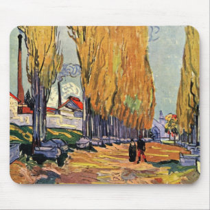 Les Alyscamps (Begraafplaats) door Vincent van Gog Muismat