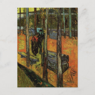 Les Alyscamps (begraafplaats) van Vincent van Gogh Briefkaart