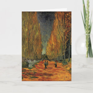 Les Alyscamps (begraafplaats) van Vincent van Gogh Kaart