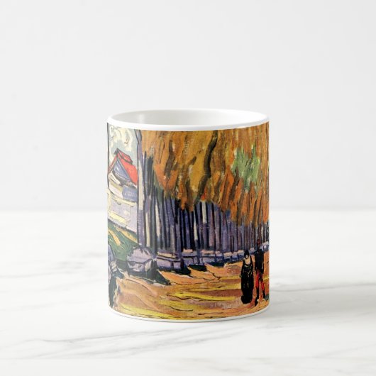 Les Alyscamps (begraafplaats) van Vincent van Gogh Koffiemok (Center)