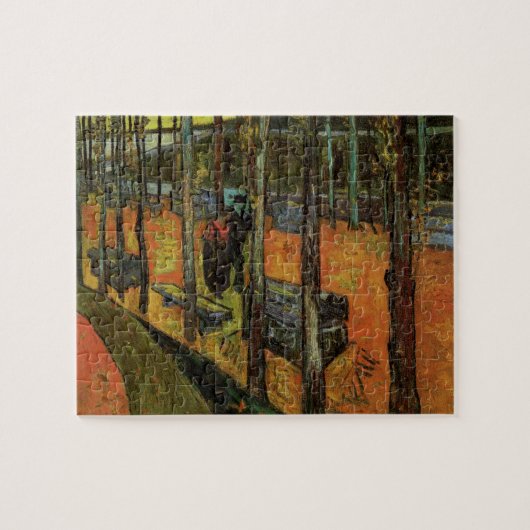 Les Alyscamps (begraafplaats) van Vincent van Gogh Legpuzzel (Horizontaal)