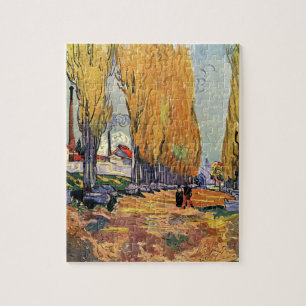 Les Alyscamps (begraafplaats) van Vincent van Gogh Legpuzzel