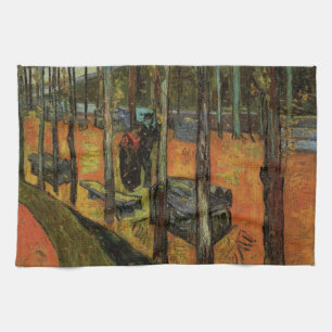 Les Alyscamps (begraafplaats) van Vincent van Gogh Theedoek
