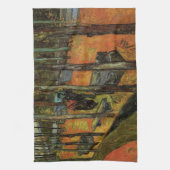 Les Alyscamps (begraafplaats) van Vincent van Gogh Theedoek (Verticaal)