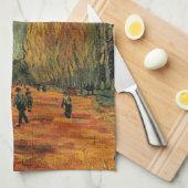 Les Alyscamps (begraafplaats) van Vincent van Gogh Theedoek (Quarter Fold)