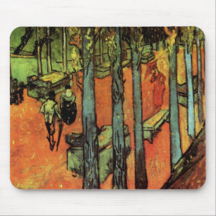 Les Alyscamps, Herfstbladeren door Vincent van Gog Muismat