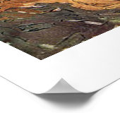 Les Alyscamps van Van Gogh. Autumn landschap Poster (Hoek)