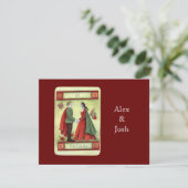 "Les Amants" carte de tarot (Debout devant)