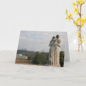 Les amants ont immortalisé la carte de voeux (Fleur jaune)