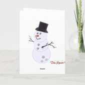 Les amateurs de bowling Cartes de Noël (Dos)