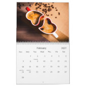 Les amateurs de café | Calendrier de la paroi du c (Feb 2027)