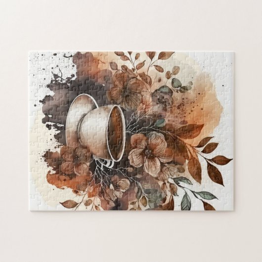 Les amateurs de café cool puzzle (Horizontal)