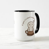 Les amateurs de café expressif Mug (Devant droit)