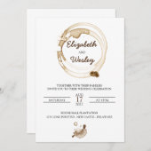 Les amateurs de café Faire-part de mariage (Devant / Derrière)