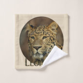 Les amateurs de léopard (Gant de toilette)