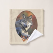 Les amateurs de loups (Gant de toilette)