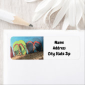 **LES AMATEURS DE PLAGE** ÉTIQUETTE D'ADRESSE DE R (En situation)