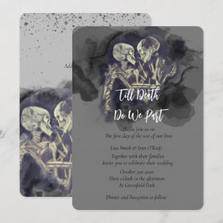 Les amateurs de squelette les invitations de maria