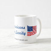 Les Américains pour Sanity Mug (Devant droit)