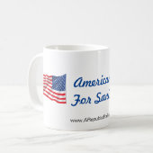 Les Américains pour Sanity Mug (Devant gauche)