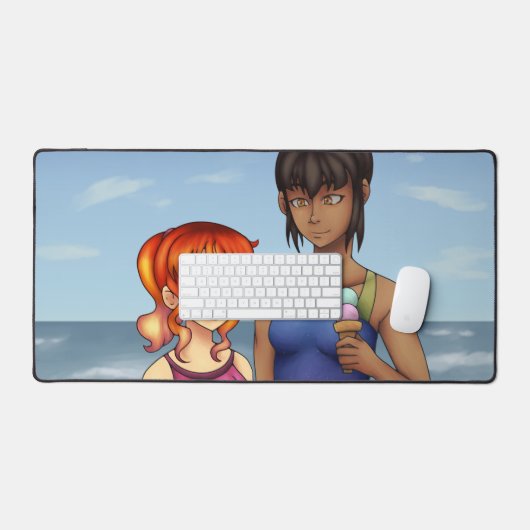 Les amis à la plage (Clavier et souris)